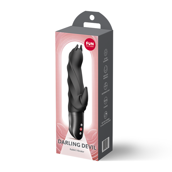 Fun Factory Darling Devil Black Rabbit Vibrator