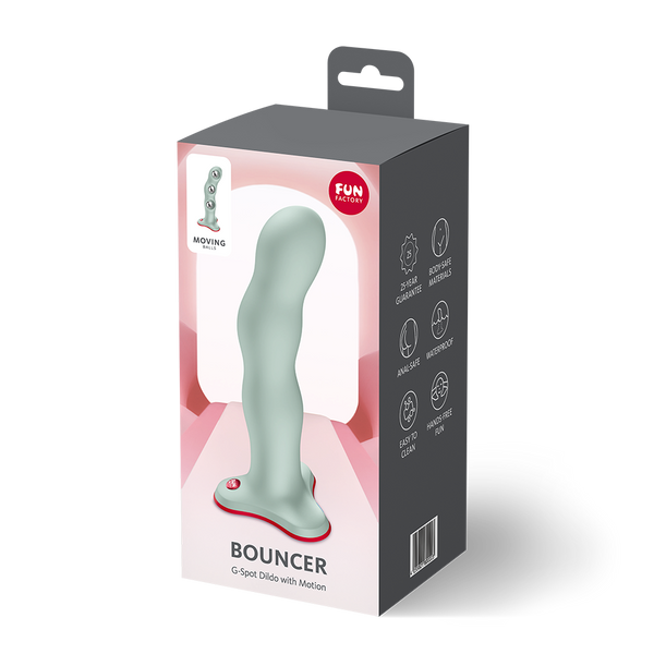 Fun Factory Bouncer Light Green G-Spot Dildo