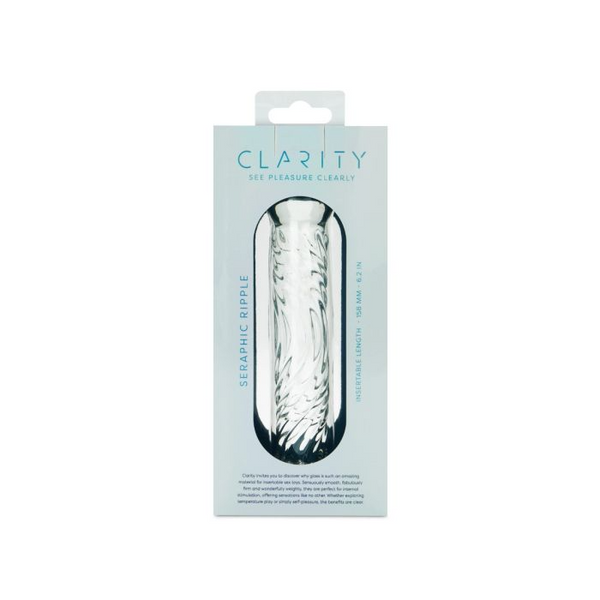 Clarity - Glass Dildo - Seraphic Ripple