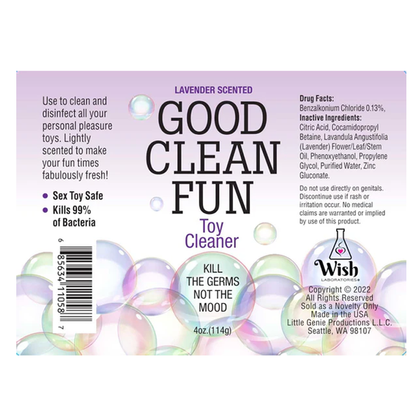 Little Genie Good Clean Fun Lavender Toy Cleaner Spray