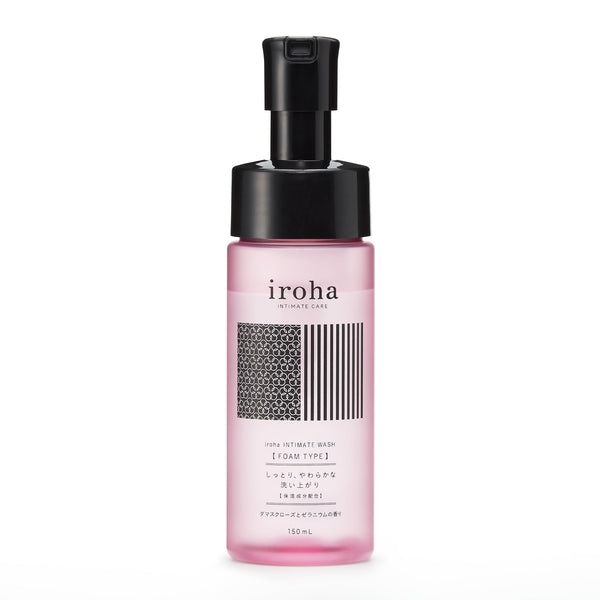 iroha Intimate Foam Wash - Damask Rose and Geranium 5.07oz