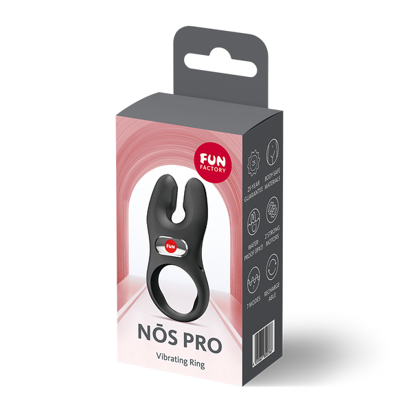 Fun Factory Nōs XL Black Vibrating Cock Ring
