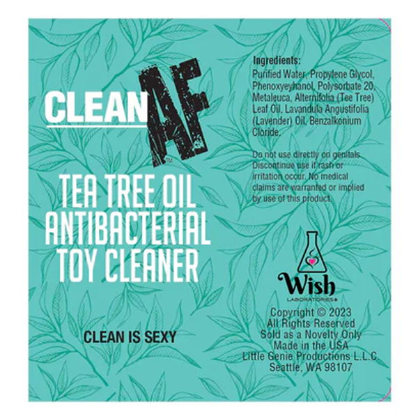 Little Genie Clean AF Tea Tree Toy Cleaner Spray 114mL
