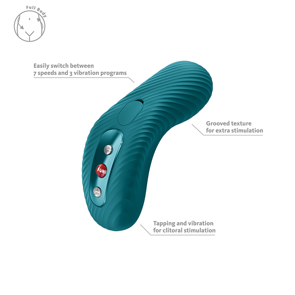 Fun Factory Laya III Green Lay-On Vibrator