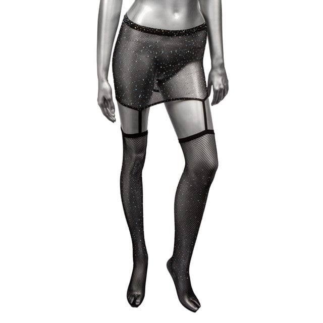 1pc Garter Skirt w Thigh Highs - Plus *