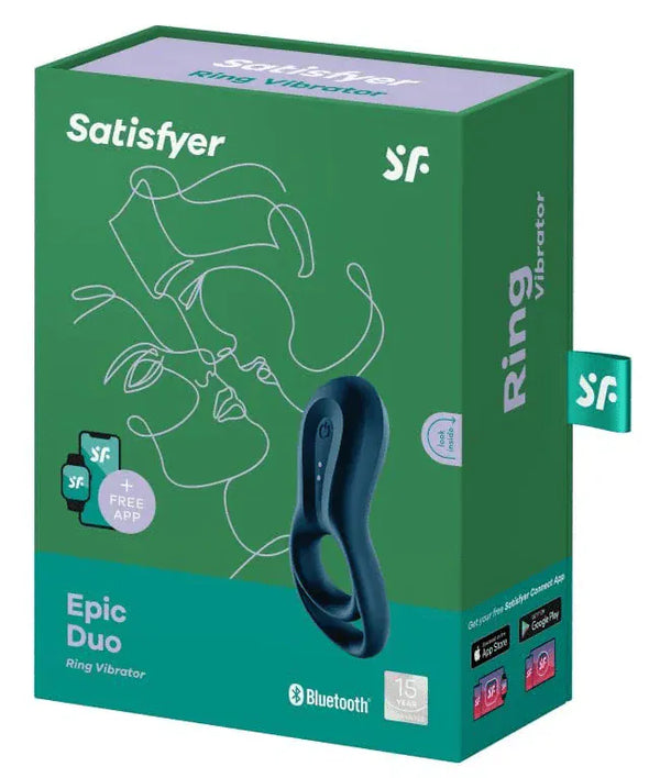 Satisfyer Epic Duo App-Controlled Cock & Ball Ring