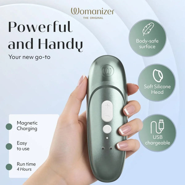 Womanizer Pro Sage Green Clitoral Stimulator