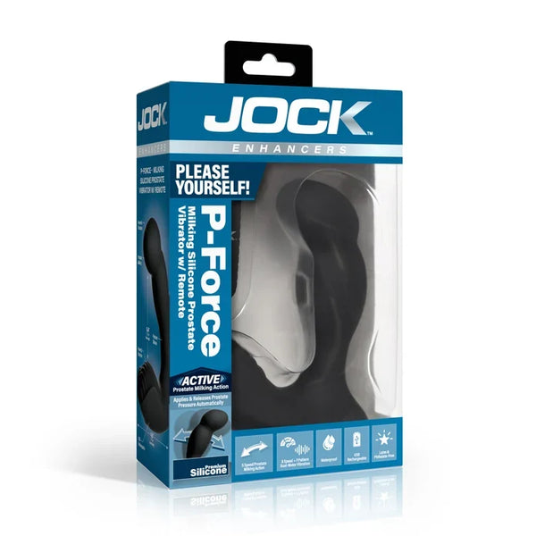 P-Force Milking Silicone Prostate Vibrator w/ Remote