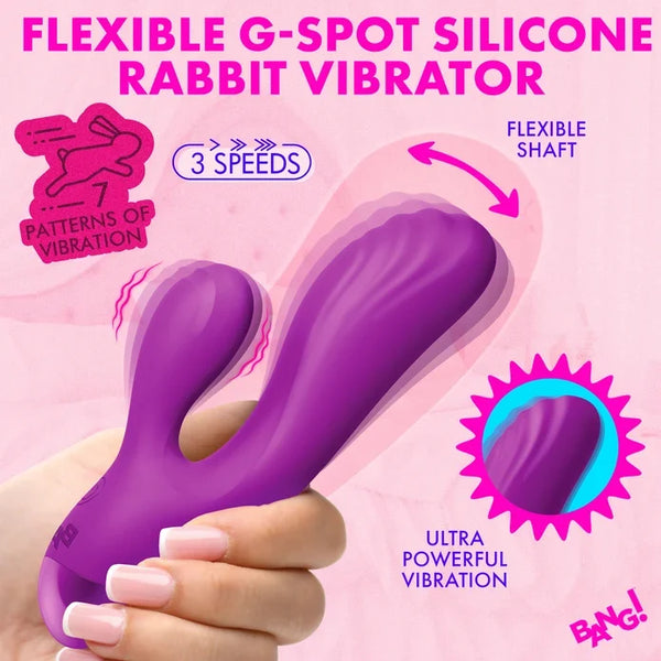 Bang! Flexible G-Spot Silicone Rabbit Vibrator