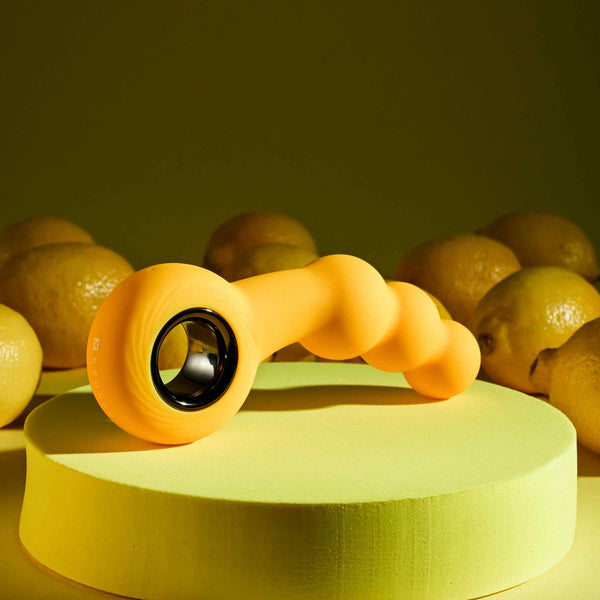 Gender-X Bumble Yellow Vibrating Butt Plug