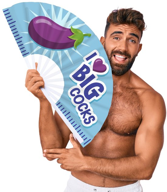 M Proud Love Big Cock 25" Pride Fan