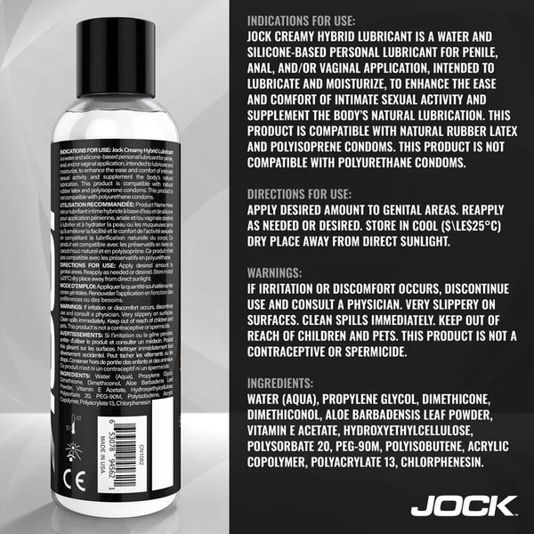 JOCK Creamy Cum Lubricant 8oz