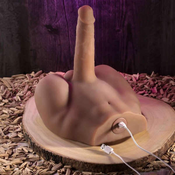 Evolved Easy Rider Dark Thrusting Torso Masturbator