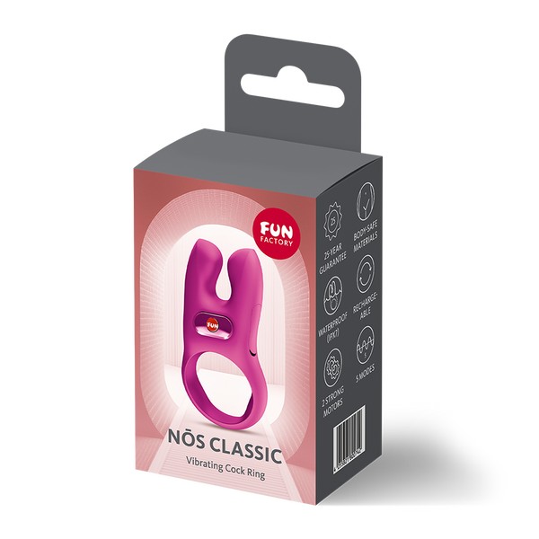 Fun Factory Nōs Magenta Vibrating Cock Ring