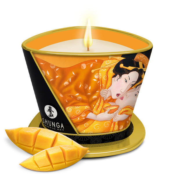 Shunga Stimulation Mango Massage Candle 170mL