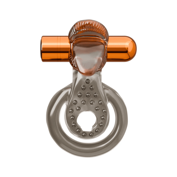 Stay Hard - Vibrating Double Cock Ring Set with Sleeve