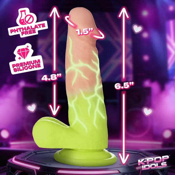 K-Pop Idols Reiven Silicone Dildo with Balls