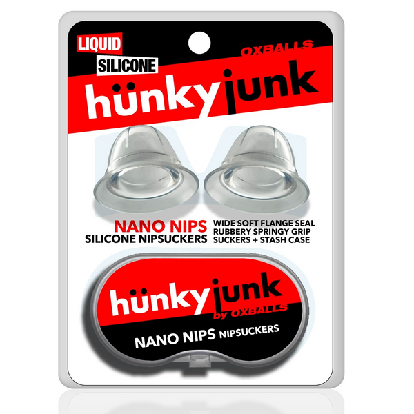 Hünkyjunk NANO NIPS Clear Silicone Nipple Suckers