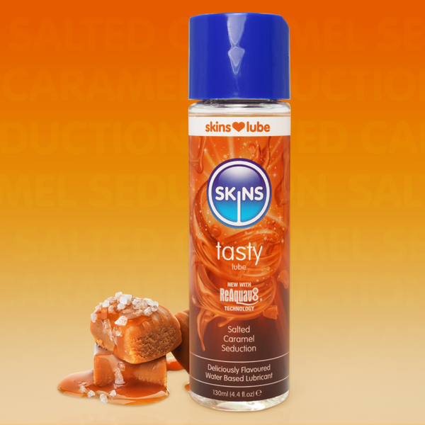 Skins Salted Caramel Water Based Lubricant 4.4 fl oz (130ml)