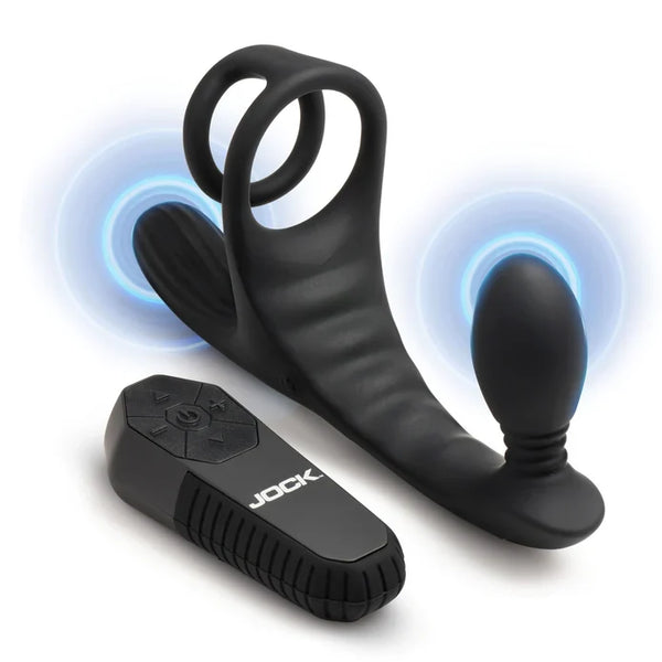 Triple Rush Vibrating C-Ring & Anal Plug w/ Remote