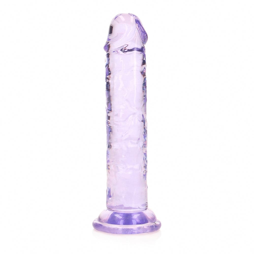 6" Realistic Dildo No Balls - Purple