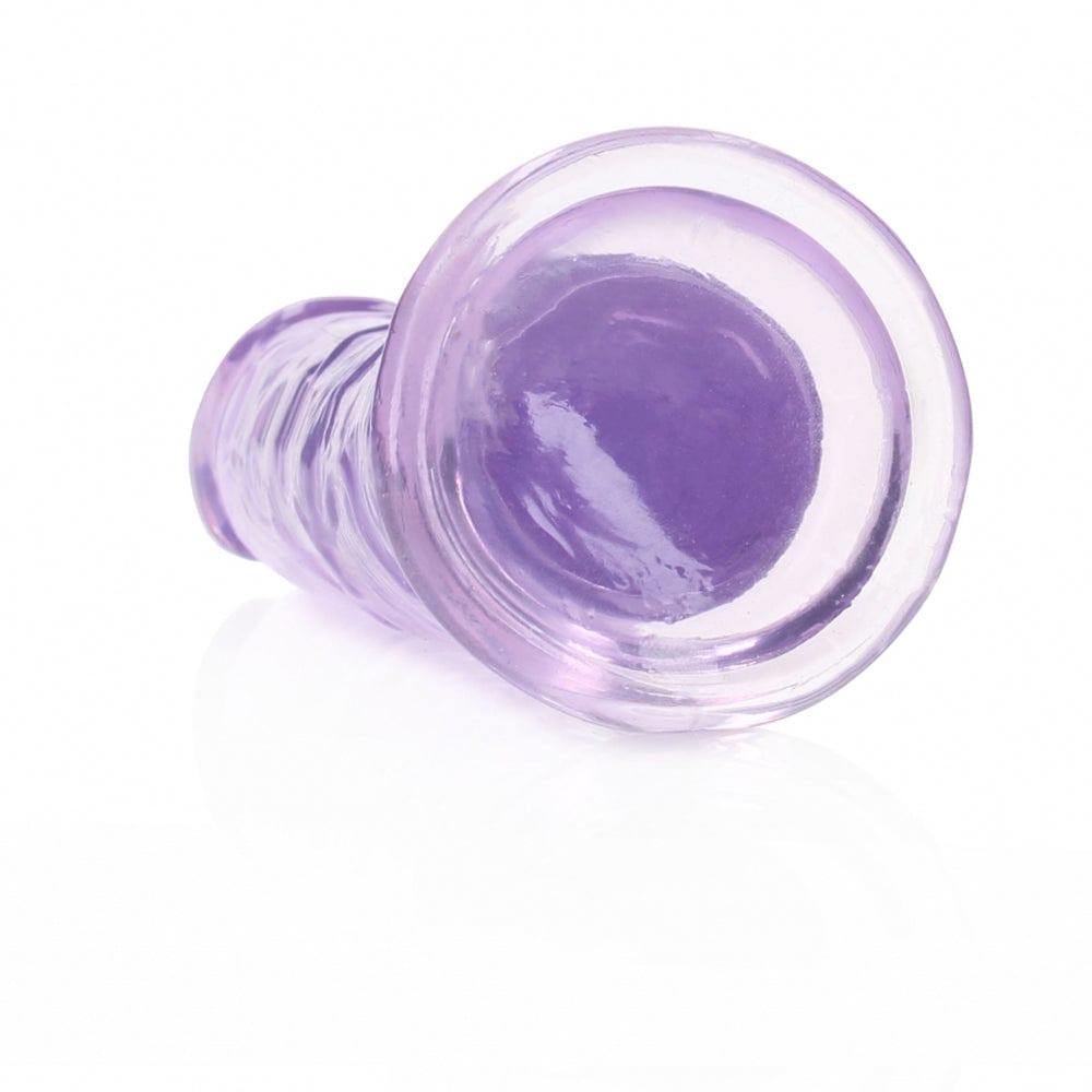 6" Realistic Dildo No Balls - Purple