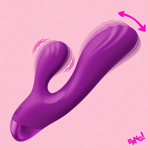 Bang! Flexible G-Spot Silicone Rabbit Vibrator