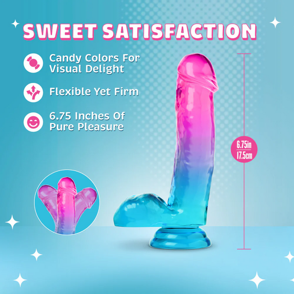 B Yours 5.5" Candy-Colored Suction Cup Dildo