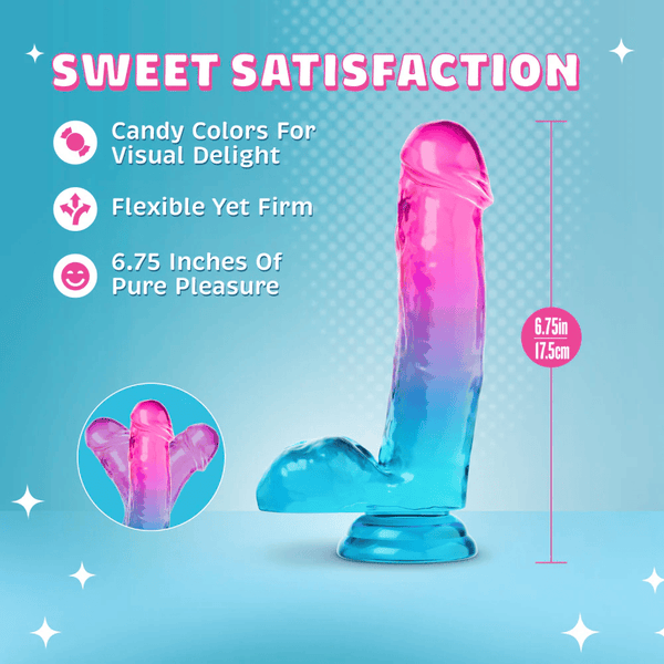 B Yours 5.5" Candy-Colored Suction Cup Dildo