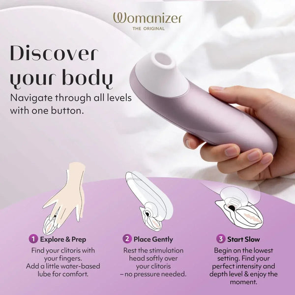 Womanizer Pro Lilac Pleasure Air Stimulator