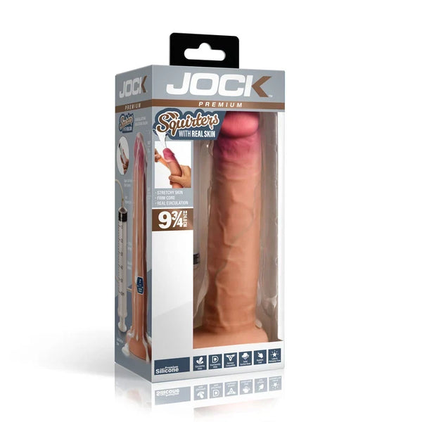 9.75" Ejaculating Silicone Dildo