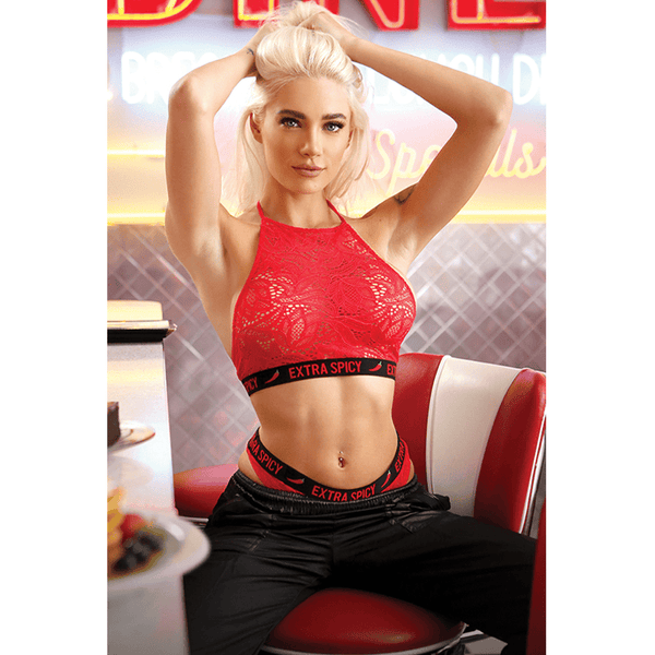 Extra Spicy Halter Bralette & Cheeky Panty