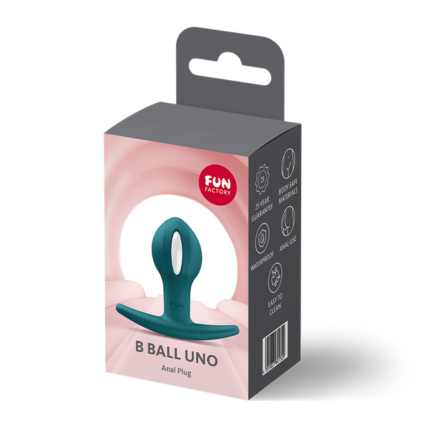 Fun Factory B Ball Uno Green Silicone Butt Plug