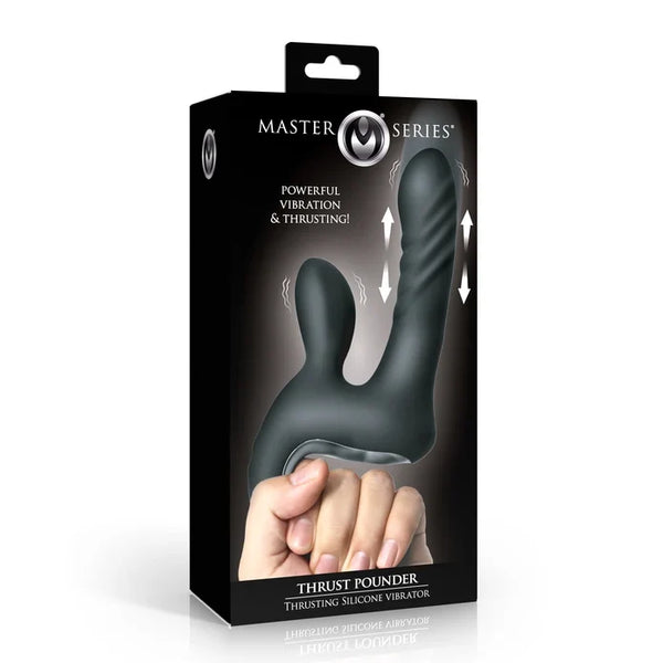 Thrust Pounder Thrusting Silicone Vibrator