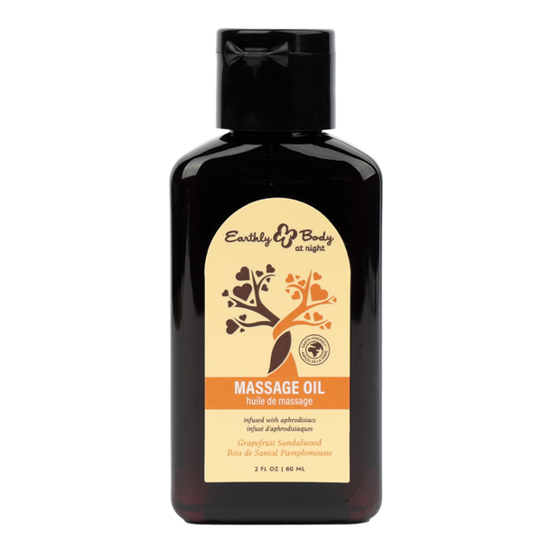 Earthly Body Grapefruit Sandalwood Aphrodisiac Massage Oil 60mL
