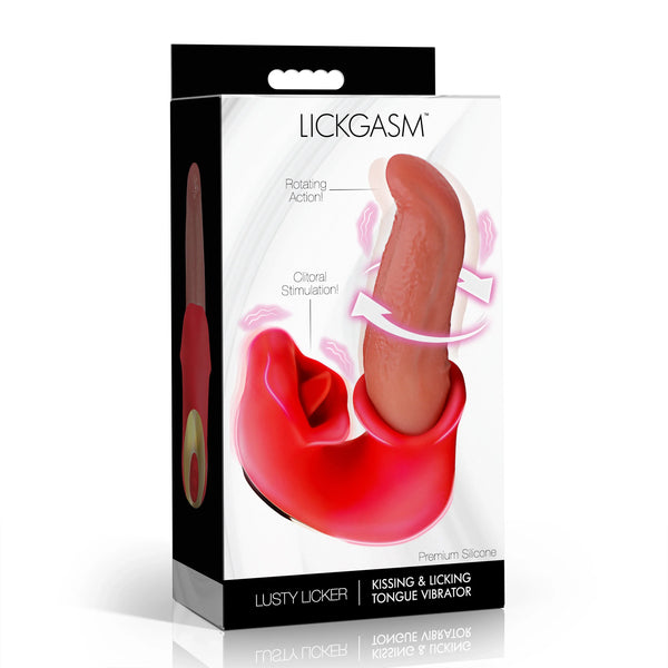 Lusty Licker Kissing & Licking Tongue Vibrator