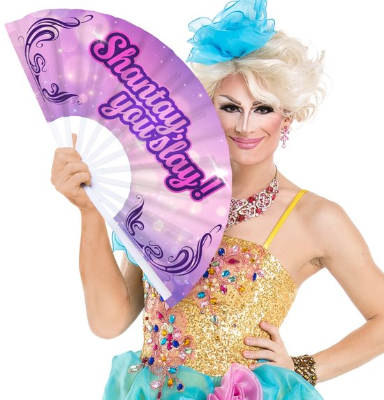 M Proud Shantay You Slay 25" Pride Fan