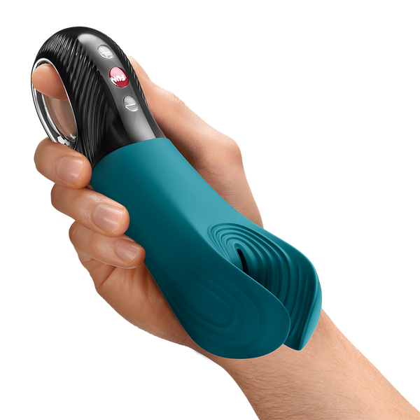 Fun Factory Manta Green Vibrating Stroker