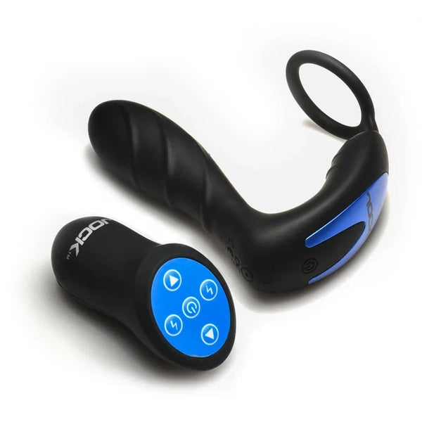 Shockwave E-Stim Anal Plug w/ C-Ring and remote
