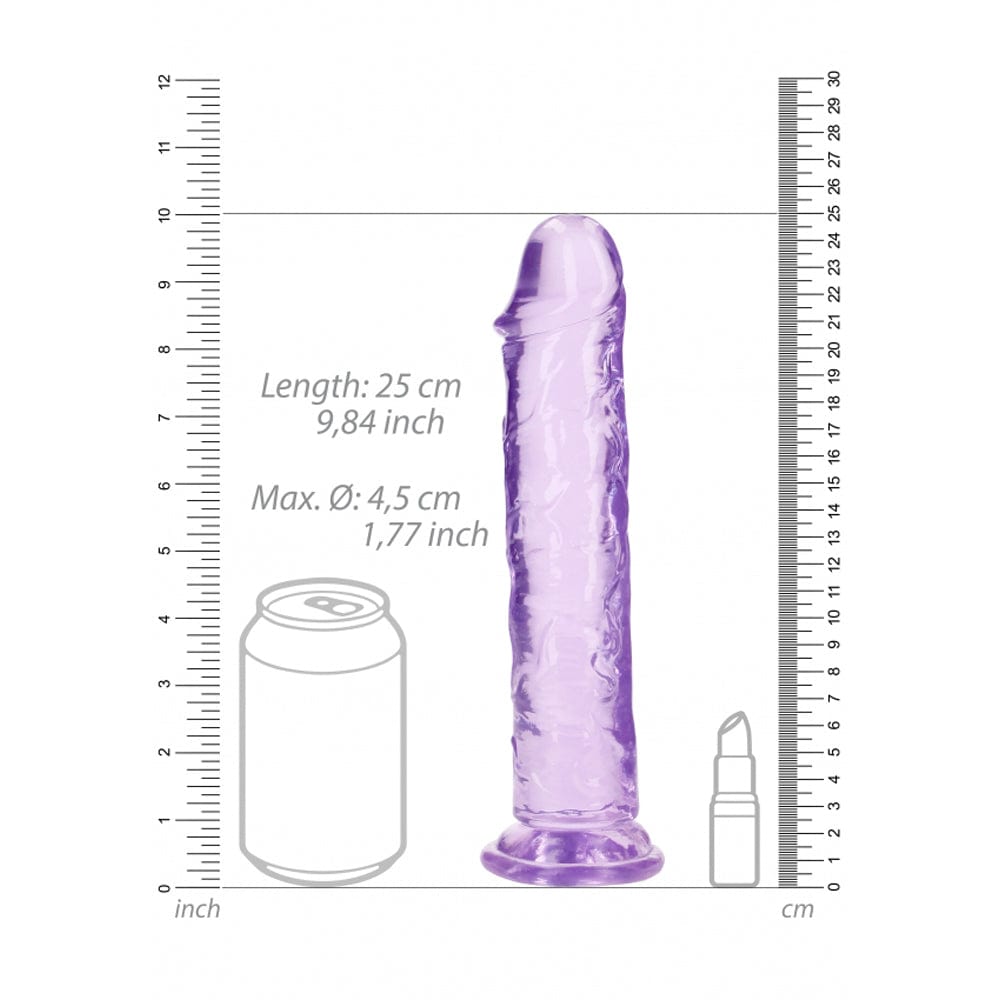 9" Straight No Balls - Purple