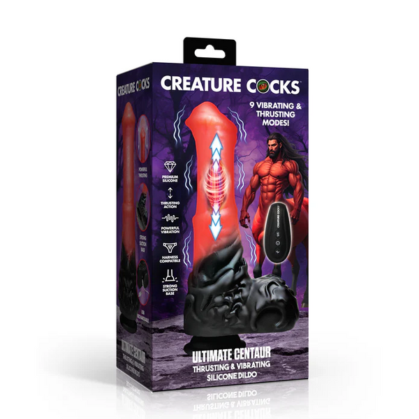 Creature Cocks Centaur Thrusting & Vibrating Silicone Dildo