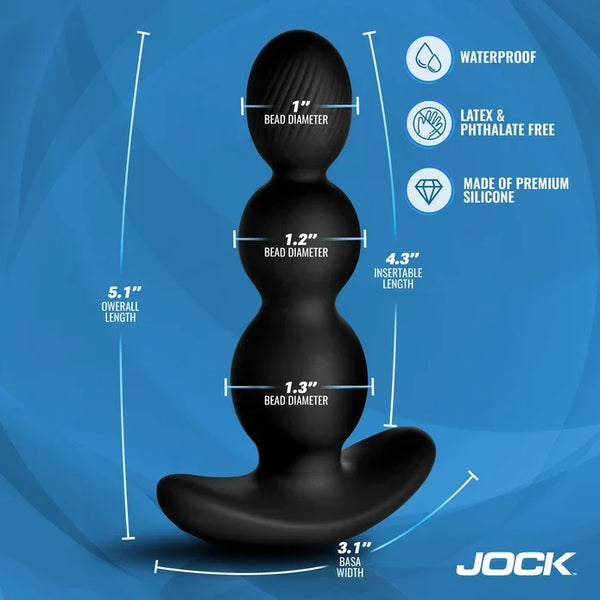 Gyro-X Gyrating & Vibrating Silicone Butt Plug w/ remote