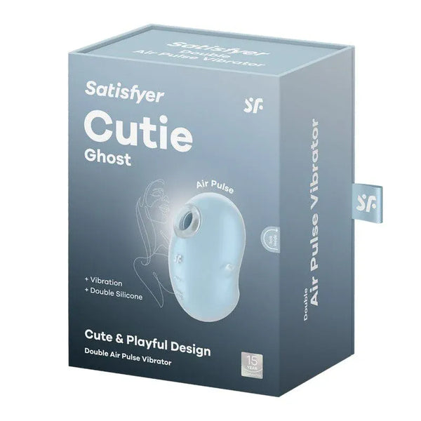 Satisfyer Cutie Ghost Double Air Pulse Lay-On Vibrator