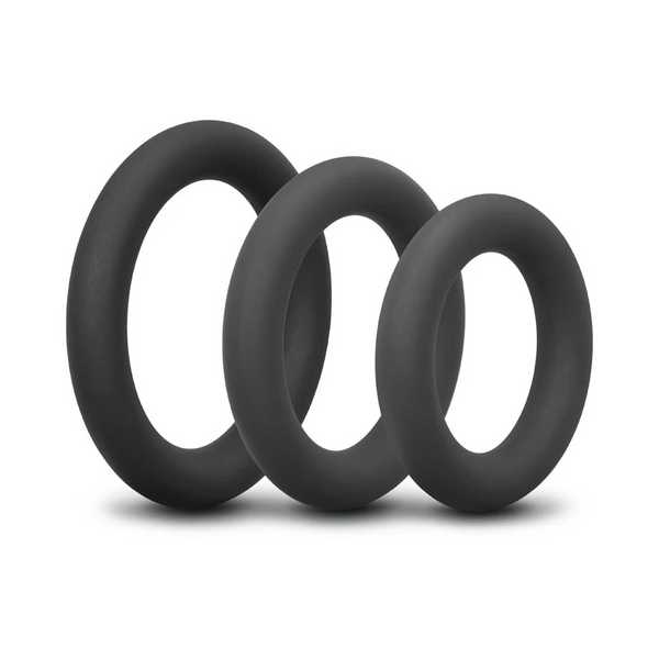 SNUG RING SWOLE - 3-PACK SNUG FIT THICK SILICONE COCK RING