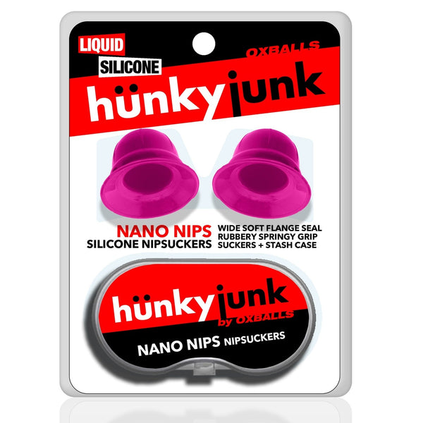 Hünkyjunk NANO NIPS Pink Silicone Nipple Suckers