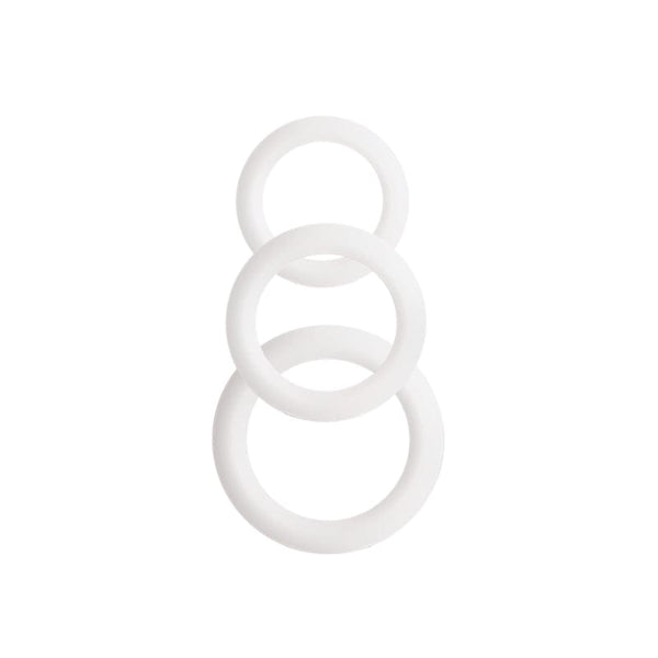 Adore U Hôm Clear Silicone Cock Ring Set