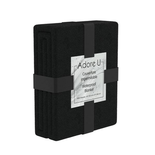 Adore U Black Waterproof Sex Blanket