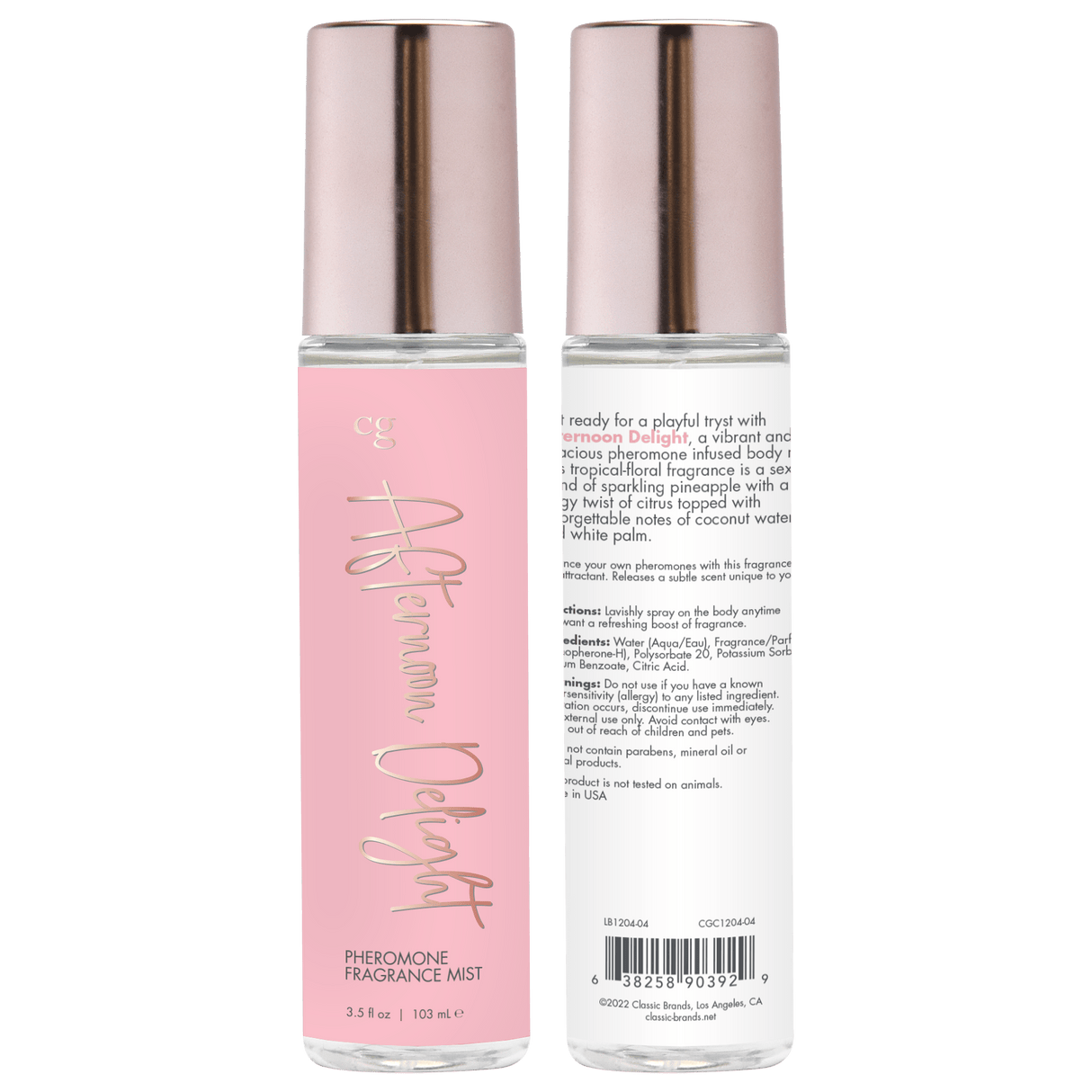 AFTERNOON DELIGHT Fragrance Body Mist with Pheromones - 103mL