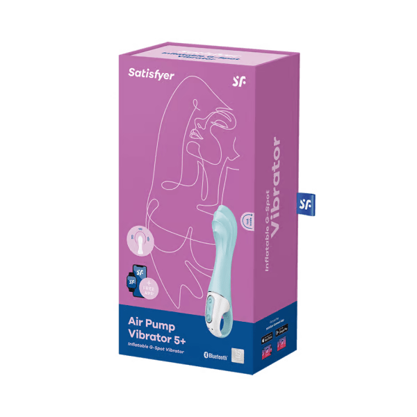Air Pump Vibrator 5+ Blue