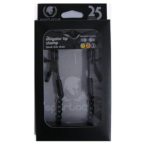 Alligator tip clamp - Black